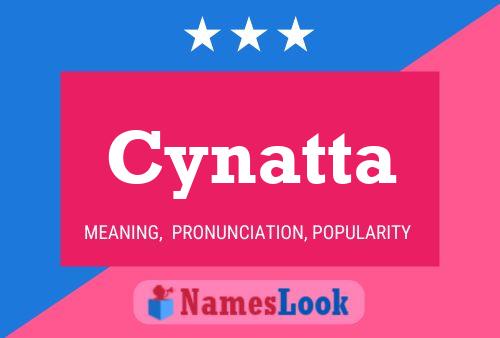 Cynatta Name Poster