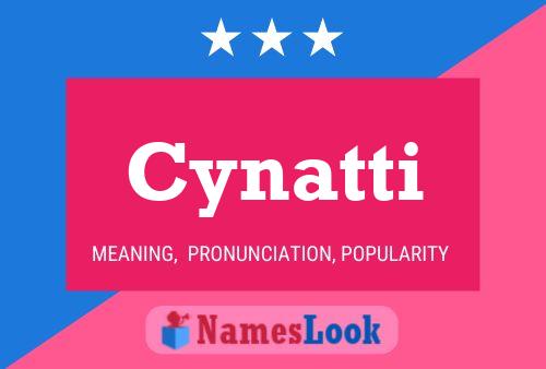 Cynatti Name Poster