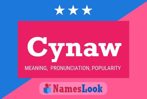 Cynaw Name Poster