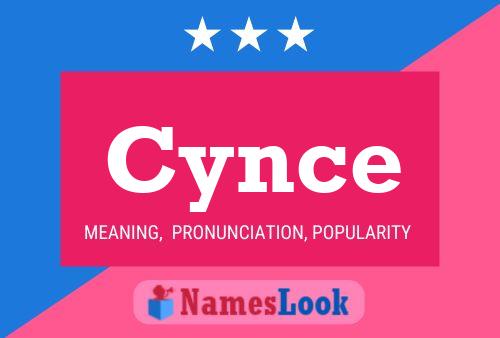 Cynce Name Poster