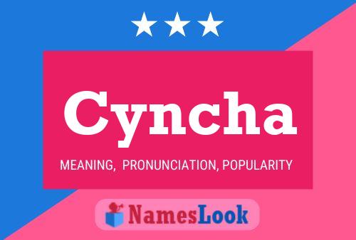 Cyncha Name Poster