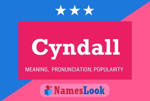 Cyndall Name Poster