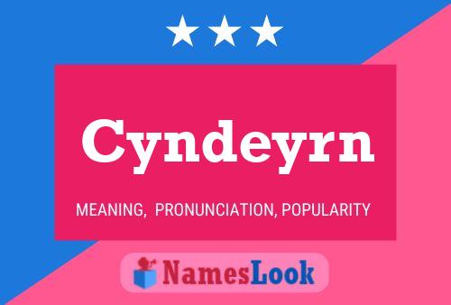 Cyndeyrn Name Poster