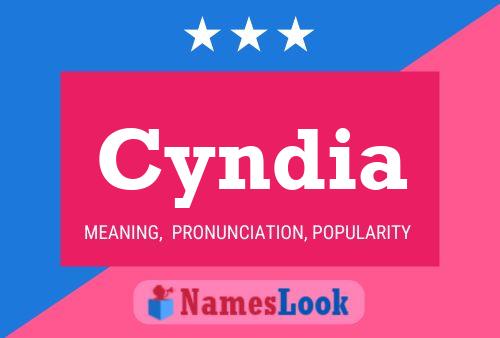 Cyndia Name Poster