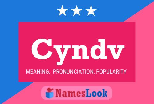 Cyndv Name Poster