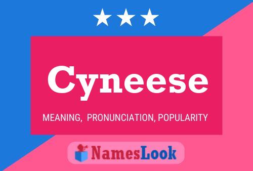 Cyneese Name Poster