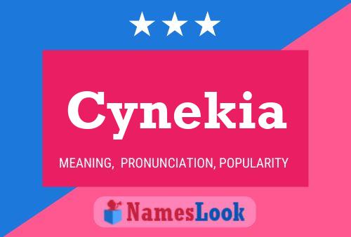 Cynekia Name Poster