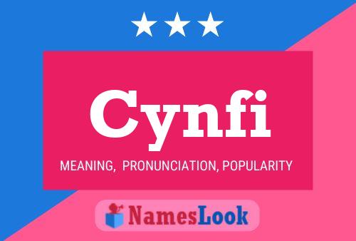 Cynfi Name Poster