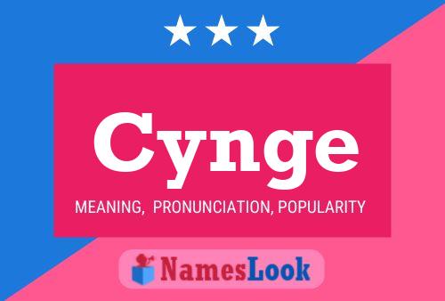 Cynge Name Poster