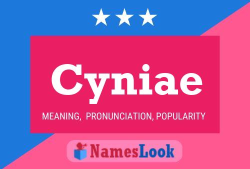 Cyniae Name Poster