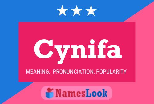 Cynifa Name Poster