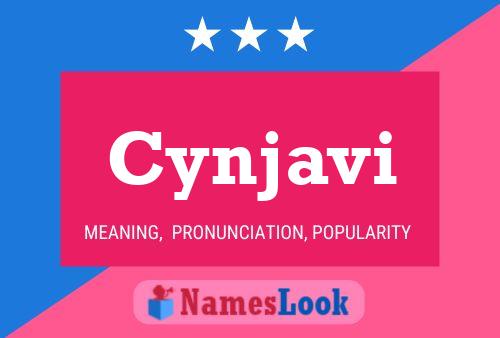 Cynjavi Name Poster