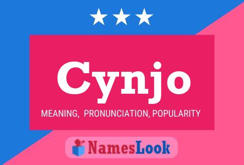 Cynjo Name Poster