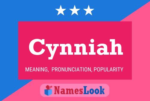 Cynniah Name Poster