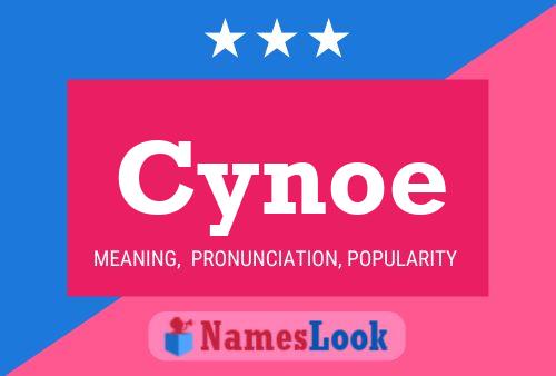 Cynoe Name Poster