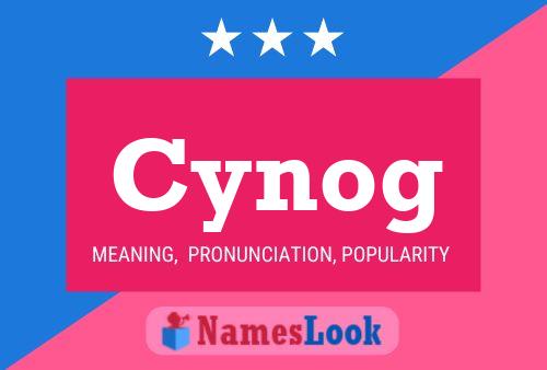 Cynog Name Poster