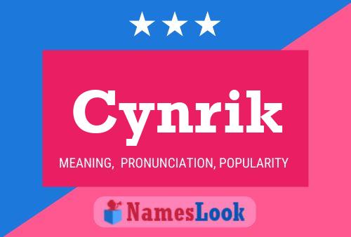 Cynrik Name Poster