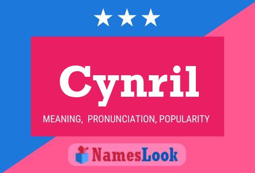 Cynril Name Poster