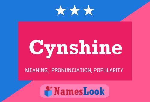 Cynshine Name Poster