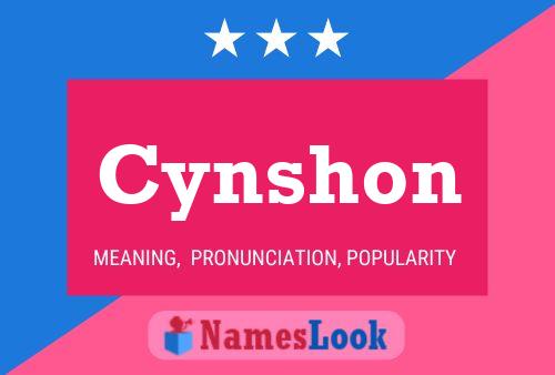 Cynshon Name Poster