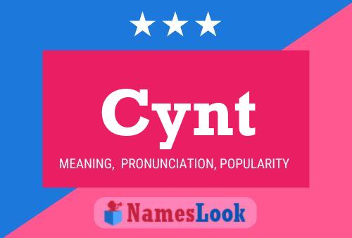 Cynt Name Poster