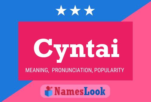 Cyntai Name Poster