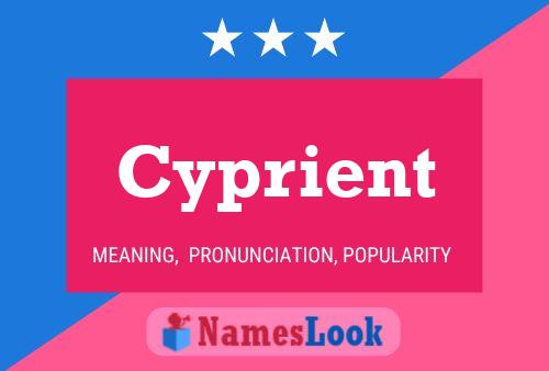 Cyprient Name Poster