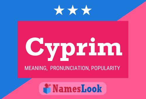 Cyprim Name Poster