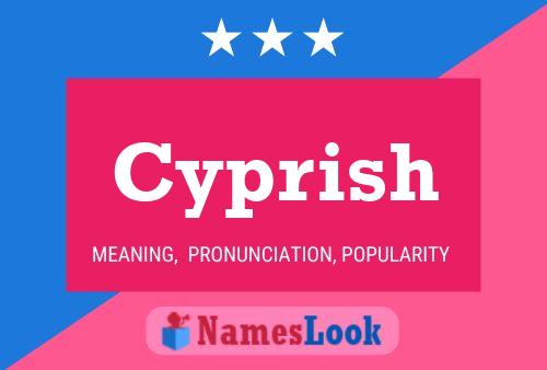 Cyprish Name Poster