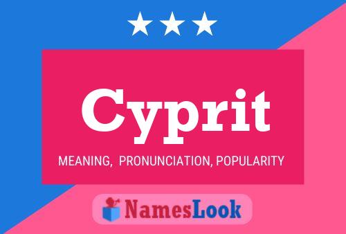 Cyprit Name Poster