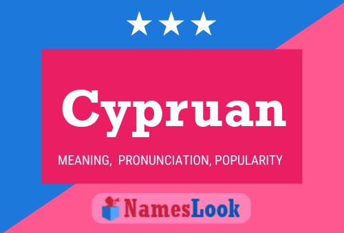 Cypruan Name Poster