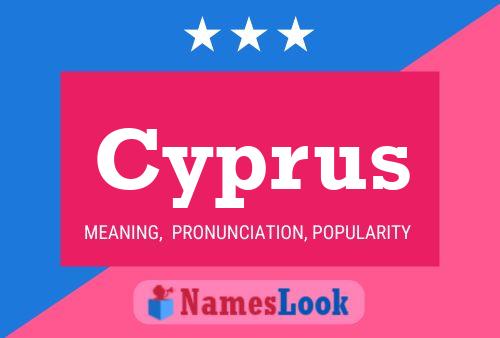 Cyprus Name Poster