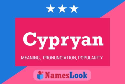 Cypryan Name Poster