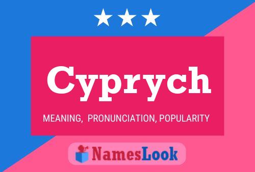 Cyprych Name Poster