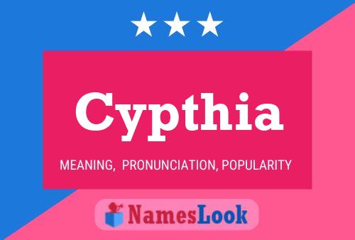 Cypthia Name Poster