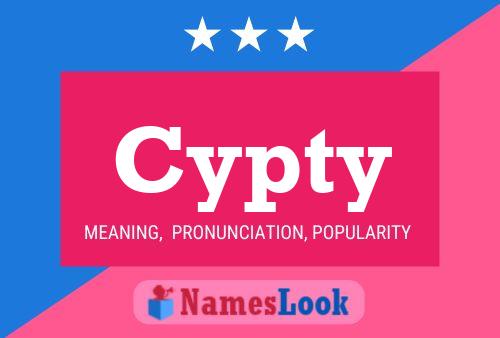 Cypty Name Poster