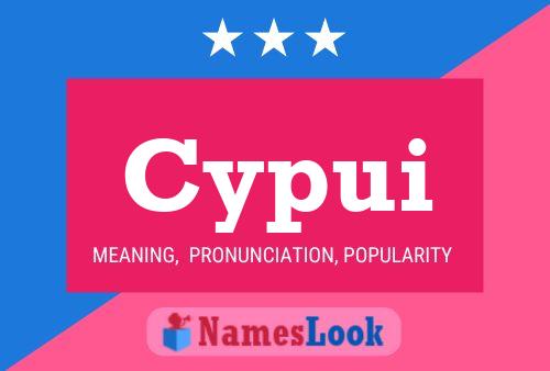 Cypui Name Poster