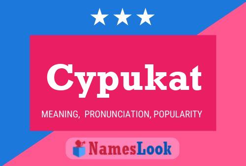 Cypukat Name Poster