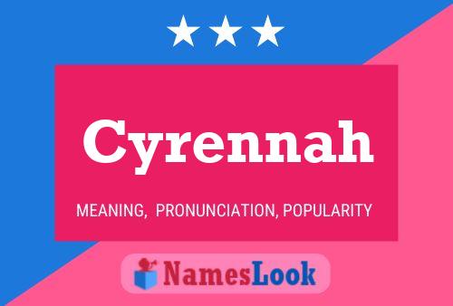 Cyrennah Name Poster