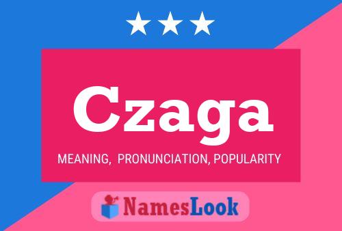 Czaga Name Poster