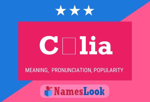 Célia Name Poster