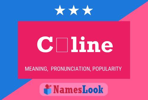 Céline Name Poster