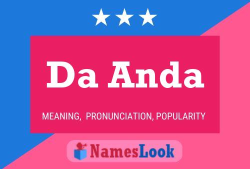 Da Anda Name Poster