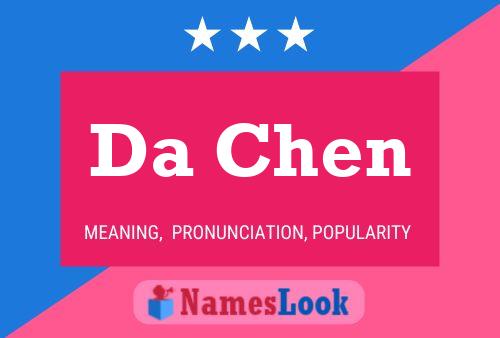 Da Chen Name Poster