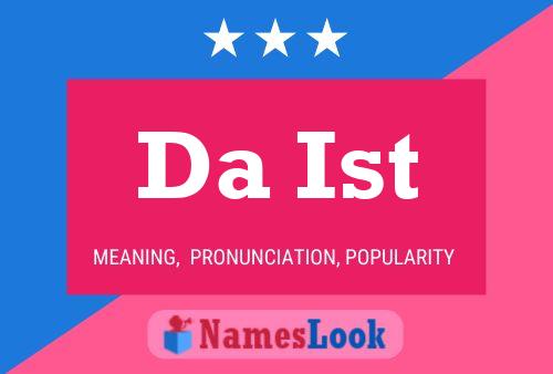 Da Ist Name Poster