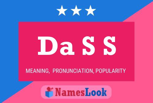 Da S S Name Poster