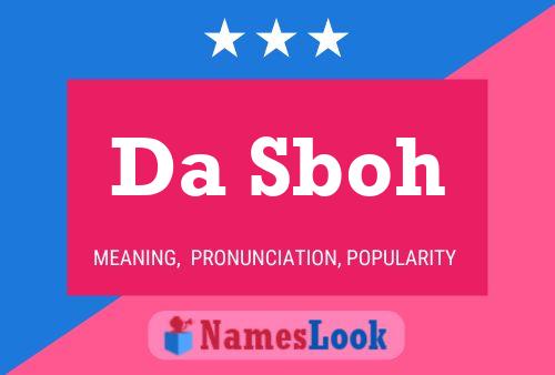 Da Sboh Name Poster