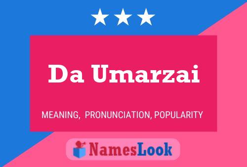 Da Umarzai Name Poster