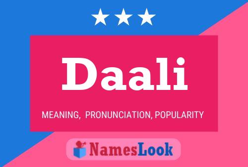 Daali Name Poster