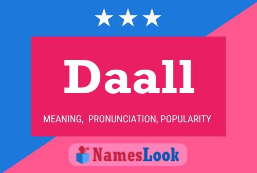 Daall Name Poster